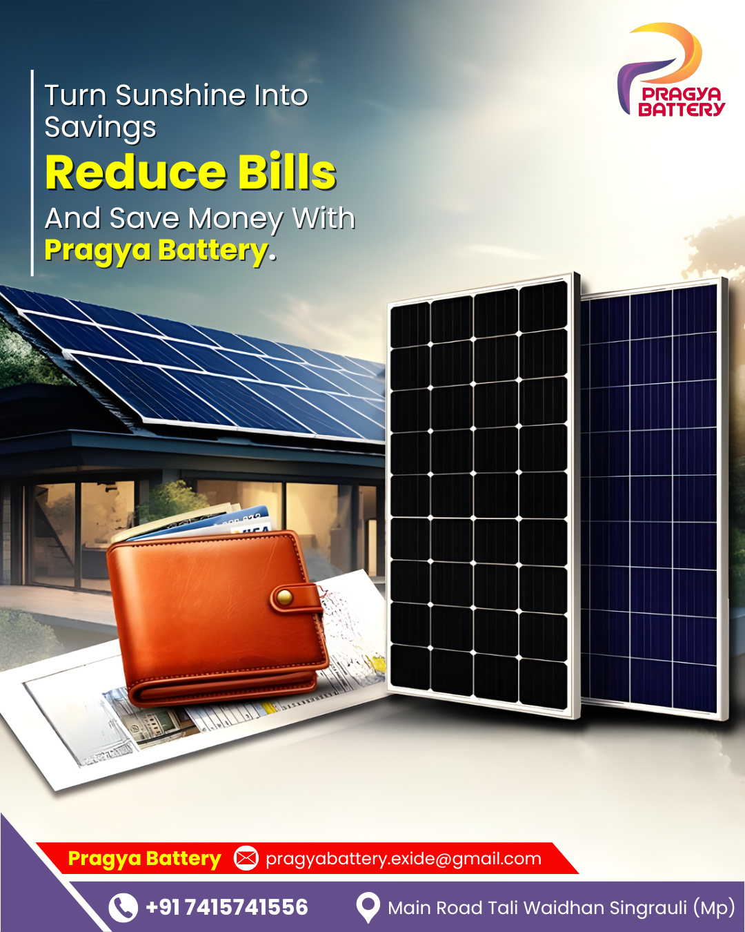Turn Sunshine Into Savings with Pragya Battery – Your Partner in Smart Solar Energy Solutions