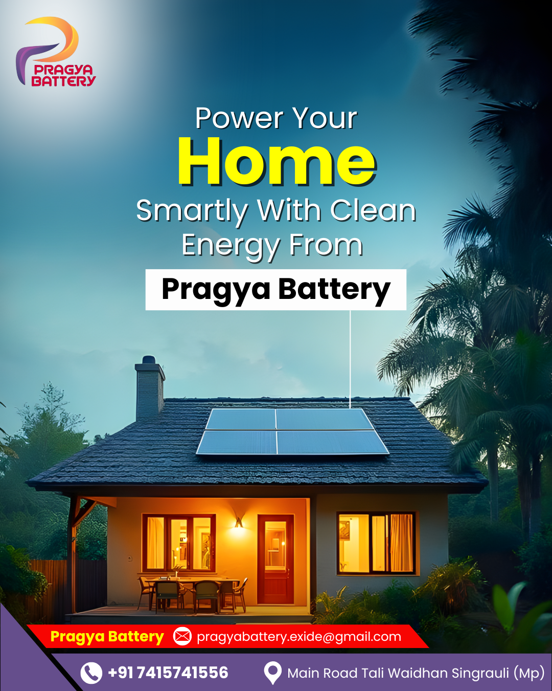Power Your Home Smartly with Clean Energy from Pragya Battery